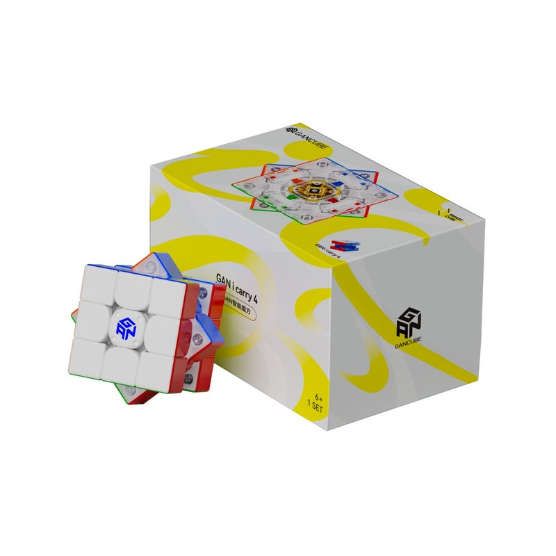 جانكيوب مكعب السرعة الذكي المغناطيسي GAN i Carry 4 بتقنية البلوتوث وتصميم فروستد – أحدث إصدار 2026 - Image 1